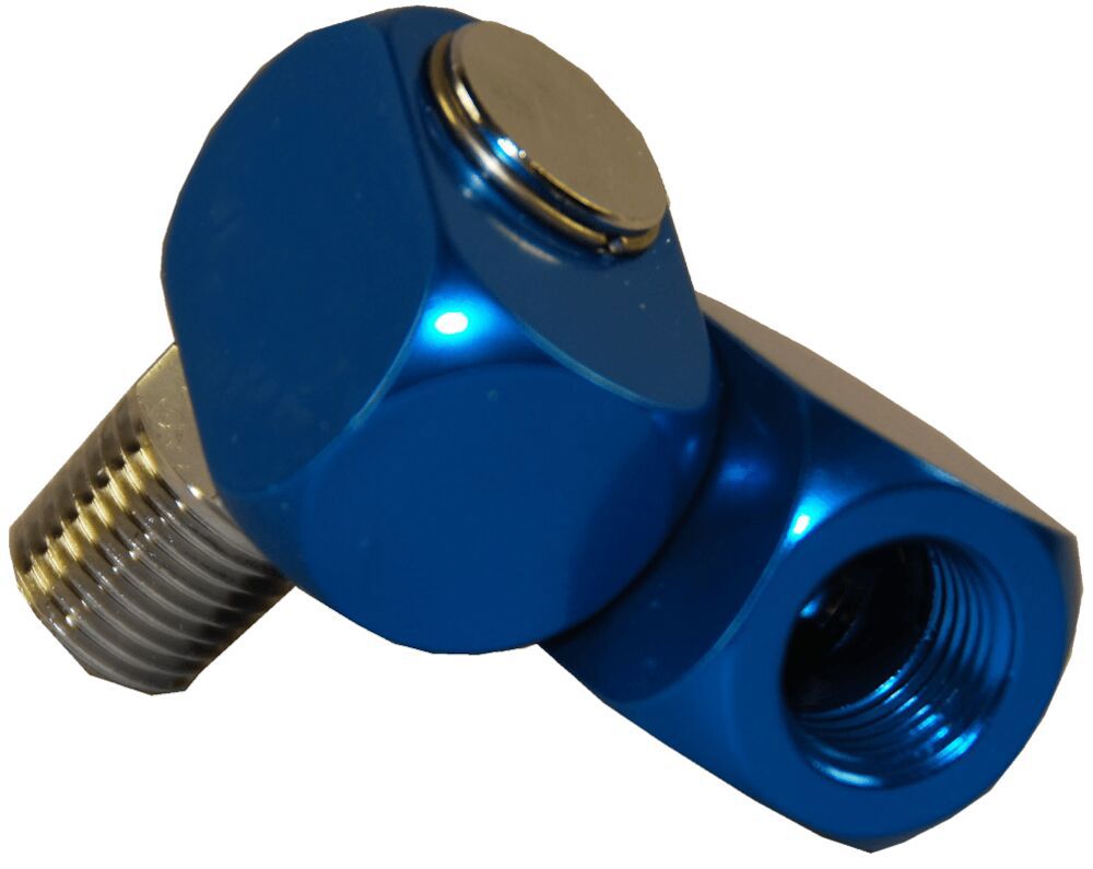 Svivel 1/4" Blå