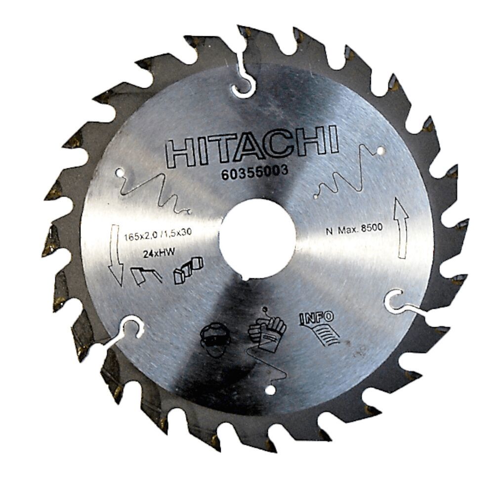 Cirkelsågklinga trä Hitachi 165 mm