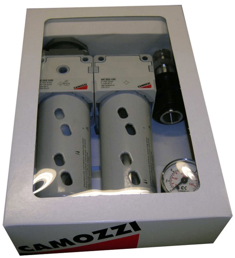 Luftbehandlingskit & tryckregulator MC1202D+L