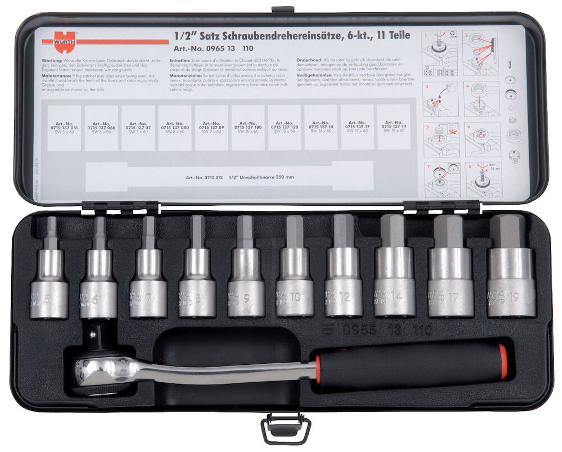 insex Hylsnyckelsats insex | Wurth.se