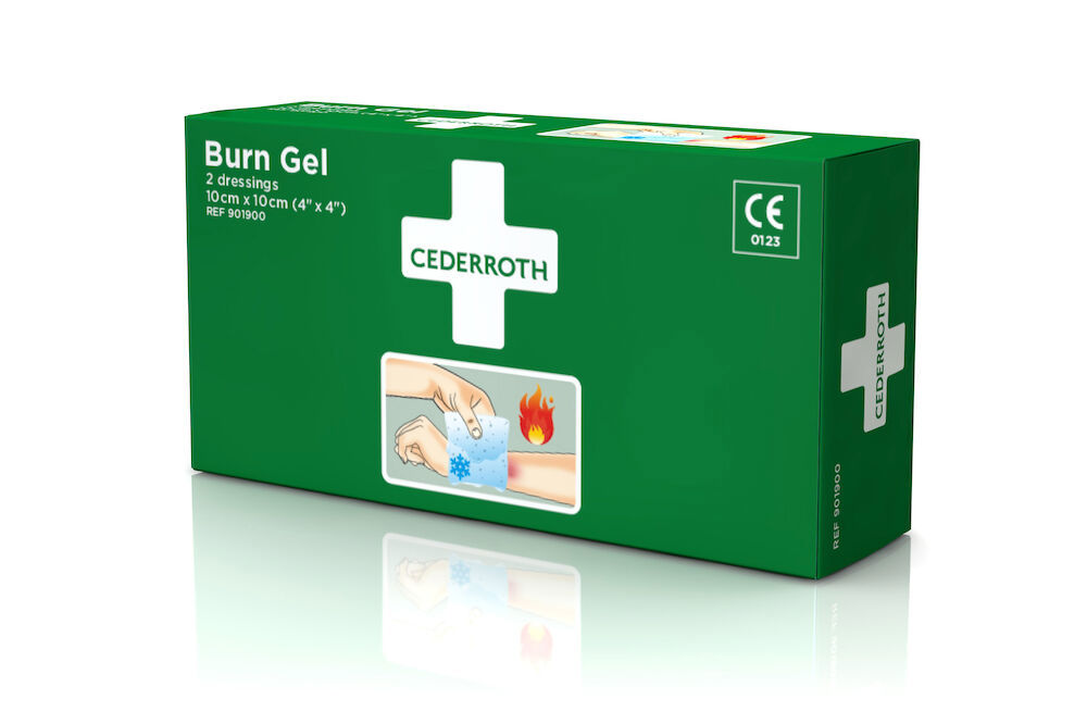 Brännskadekompress Cederroth Burn Gel Dressing 10X10 cm