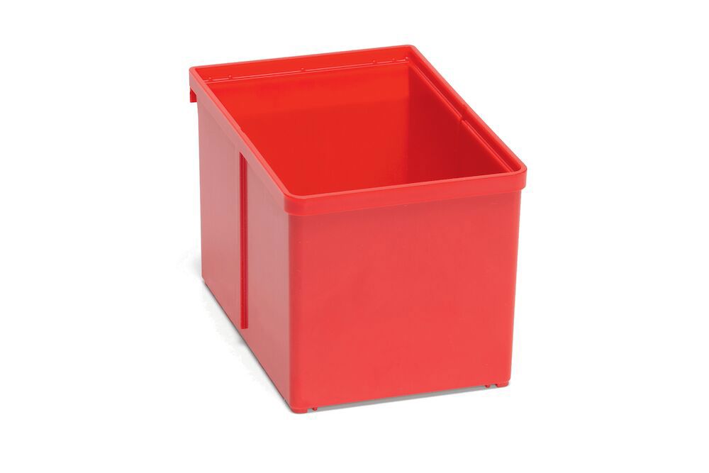 Plastlåda röd 2.2.2.