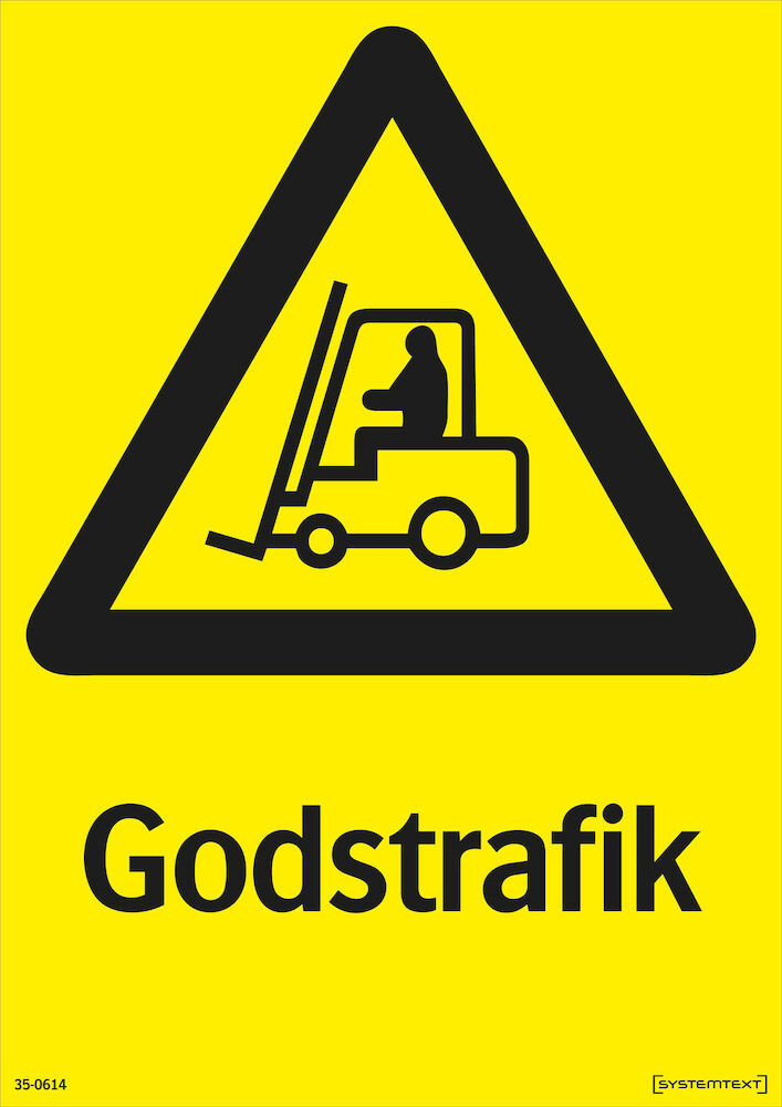 Skylt Godstrafik