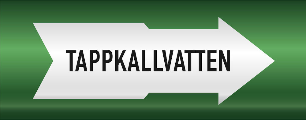 Rörmärkning Tappkallvatten
