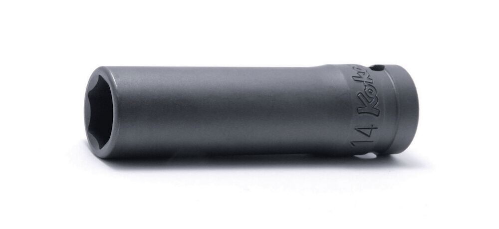 Extra slimmade 1/2" hylsor 77 mm