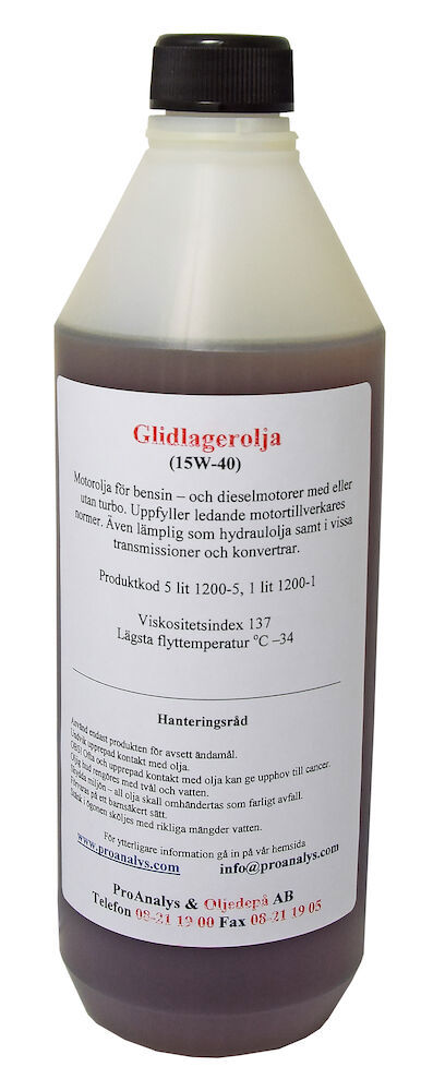 Glidlagerolja