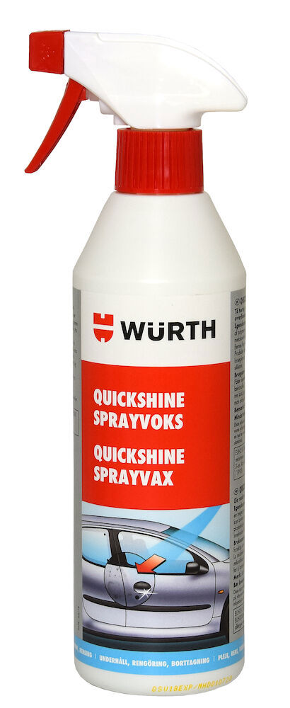 Quickshine sprayvax