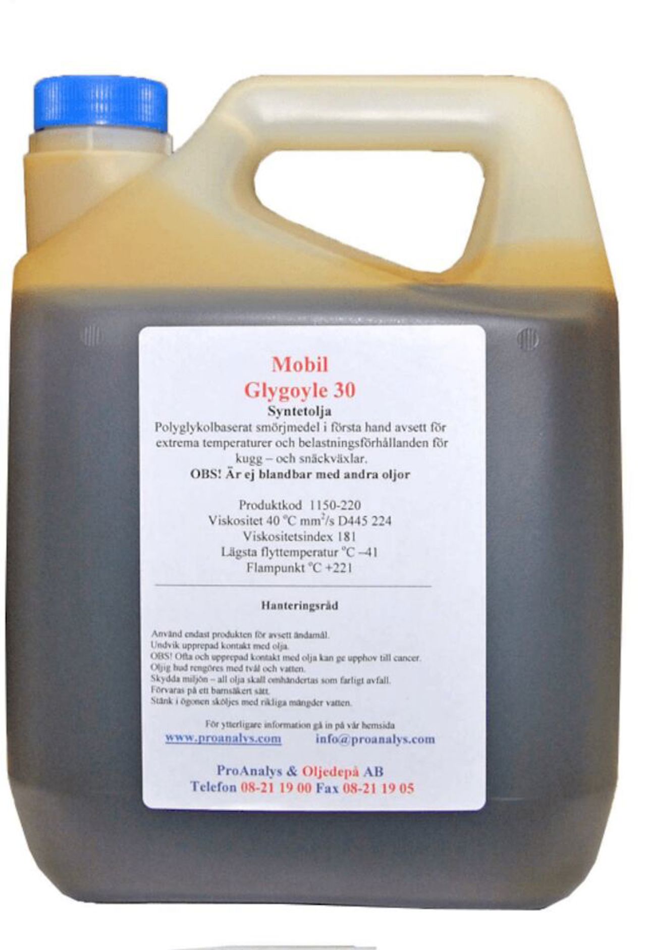 Hissolja, Mobil Glygoyle 30 | Wurth.se