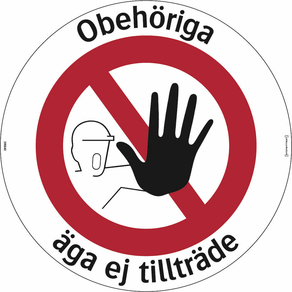 Dekal Obehöriga äga en tillträde