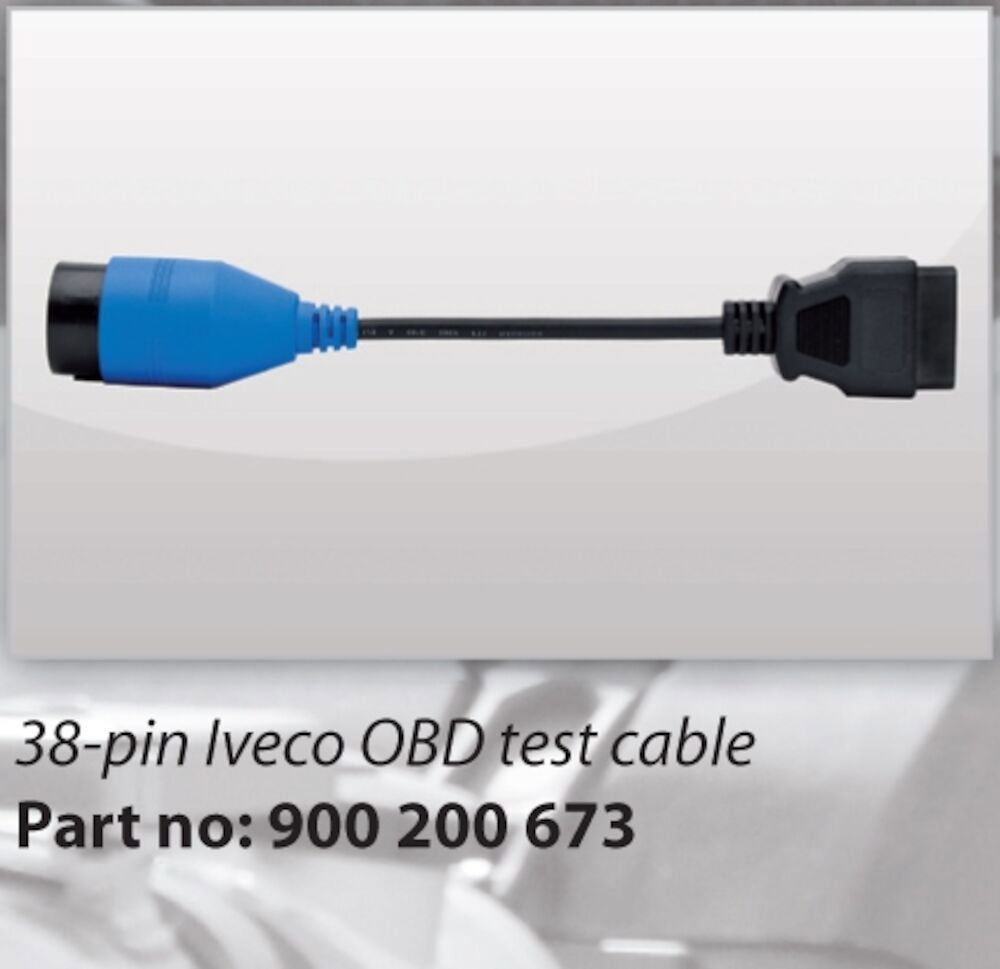 38 pin Iveco OBD test kabel