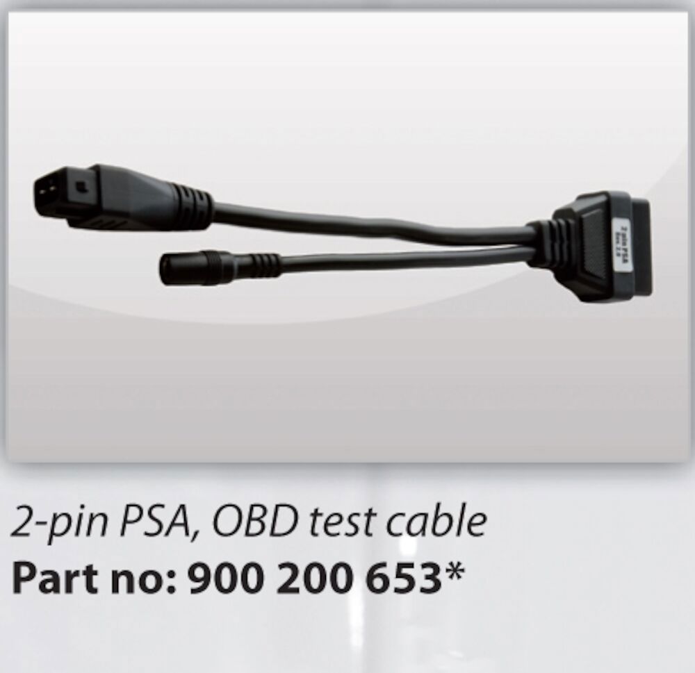 2 pin PSA, OBD test kabel