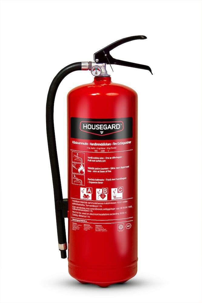 Brandsläckare 12 kg Pulver