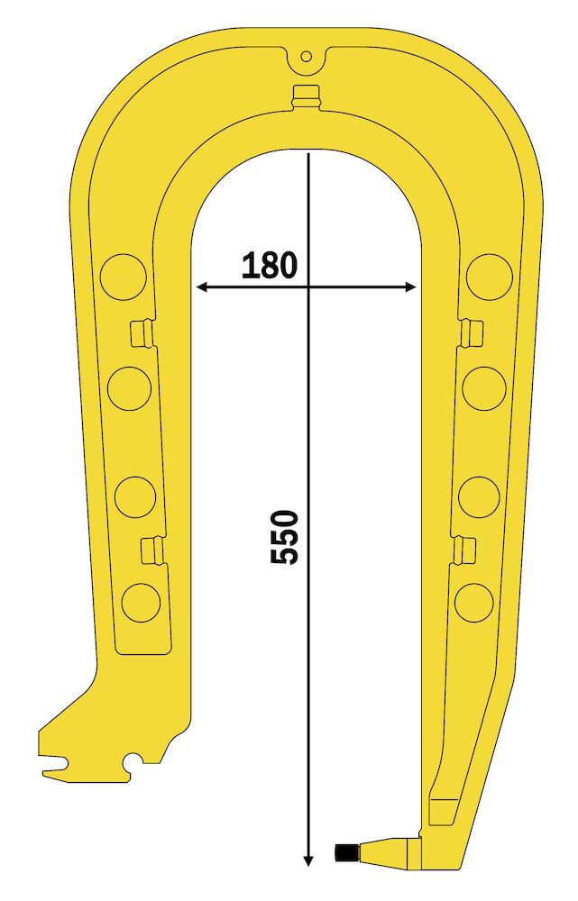 CA4 Arm 550mm + elektrod Inverspotter 14000