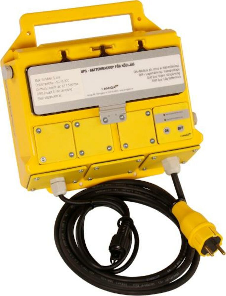 Batteribackup UPS S-Line 1 utgång