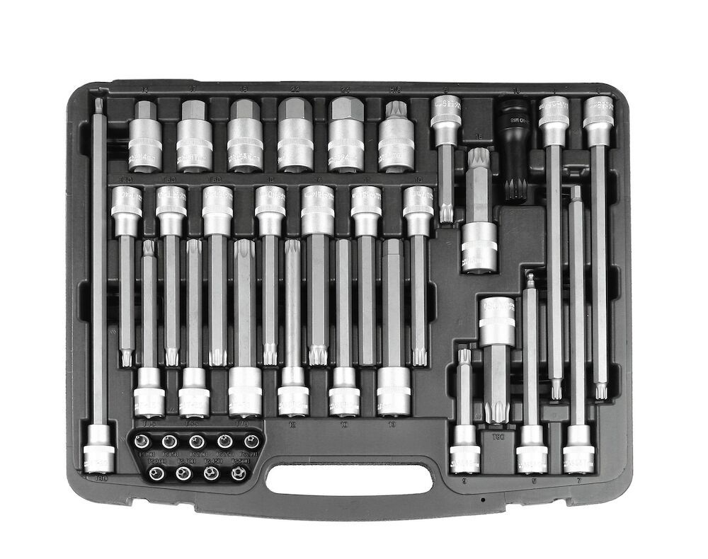 Sortiment 1/2"-1/4" hylsor