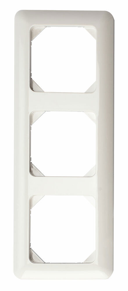 Täckram 3-fack kombi vit