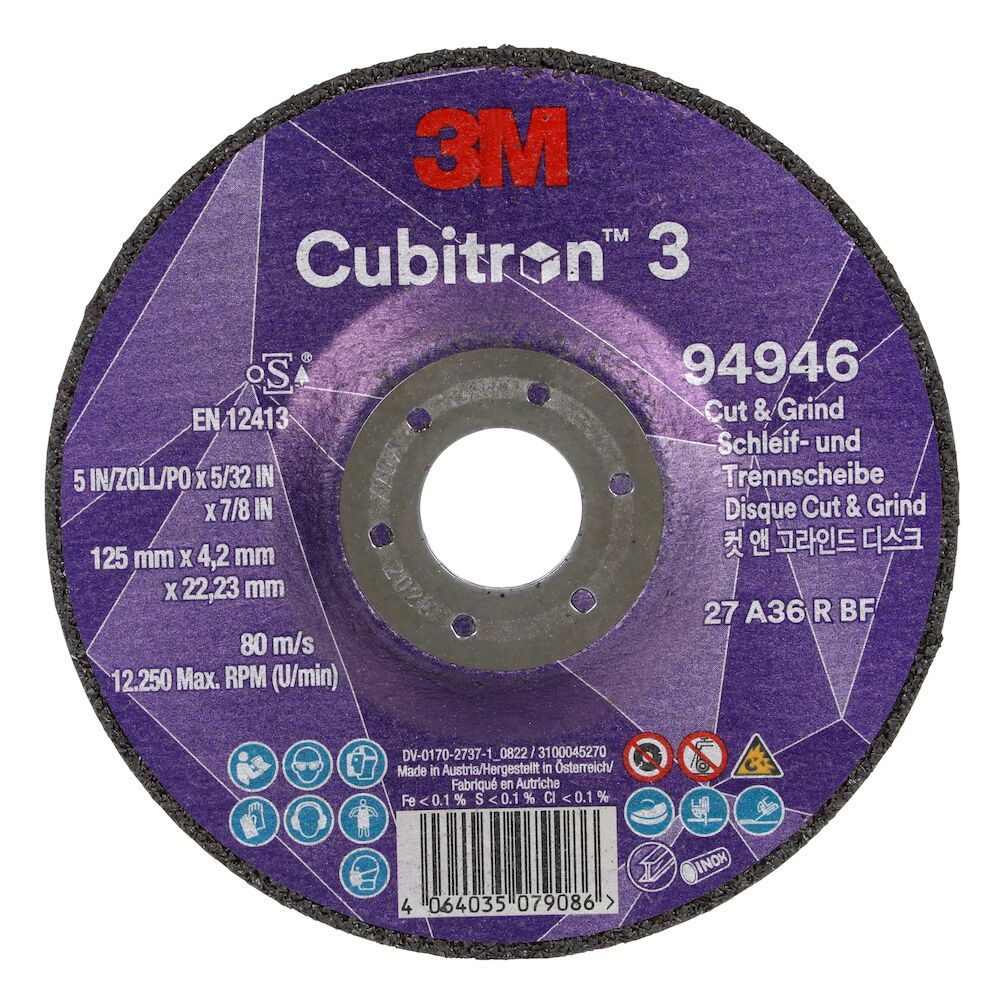 Kap- och sliprondell Cubitron 3