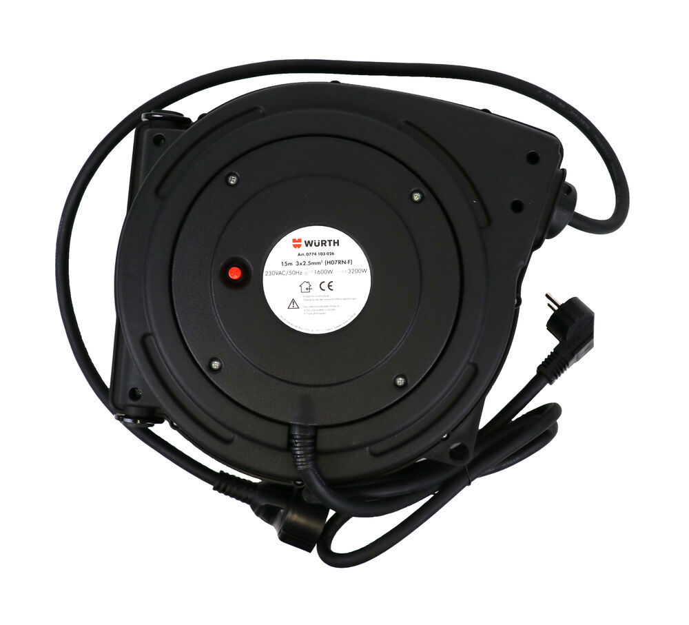 Elkabelvinda 15 m 3x2,5 MM2
