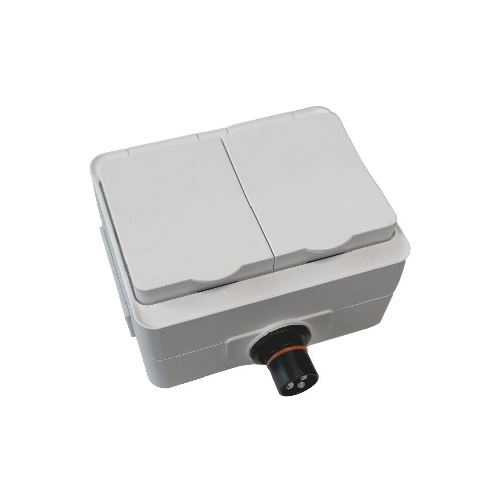 DEFA PlugIn eluttag dubbel