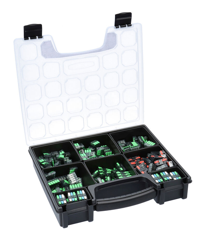 Sortimentlåda Öppningsbara Skarv & Toppklämmor