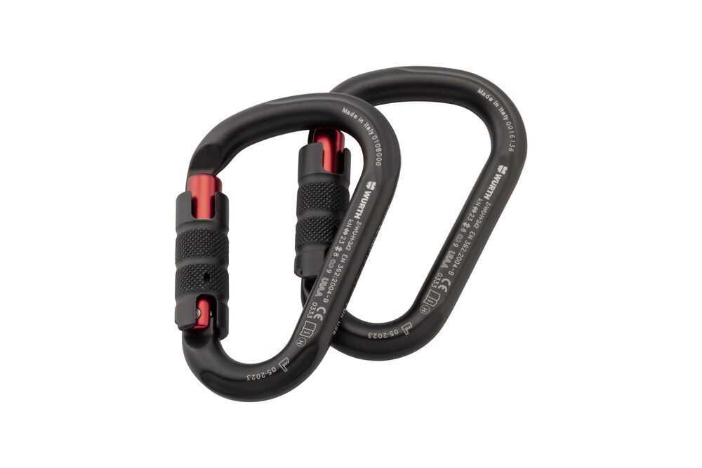 Karbinhake Tri-Lock svart