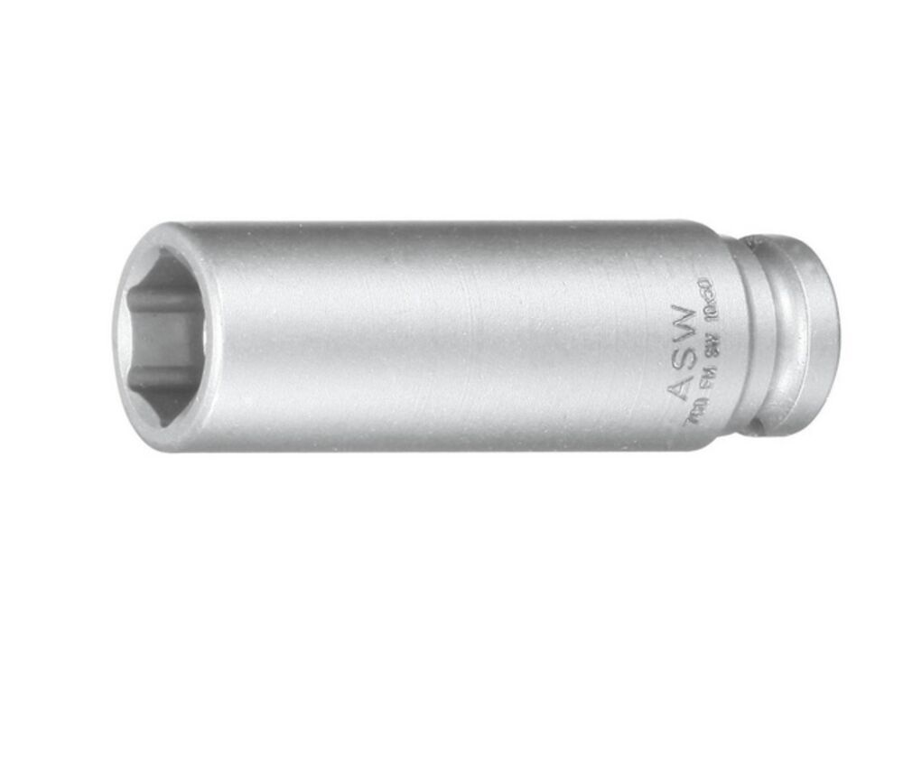 Hylsa 1/4" med fjädermagnet