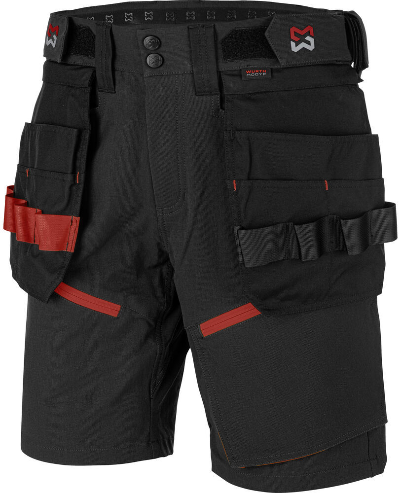 Hantverksshorts MODYF Performance svart/röd