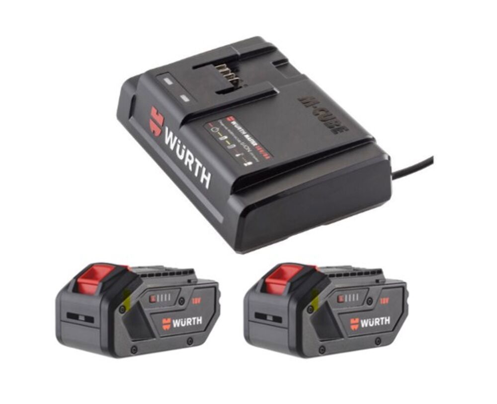 Batteripack 18V 2x5Ah och laddare