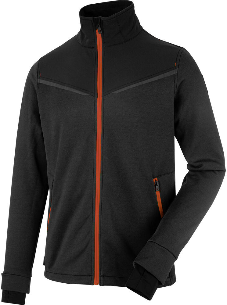 Stretchjacka MODYF Performance svart/röd