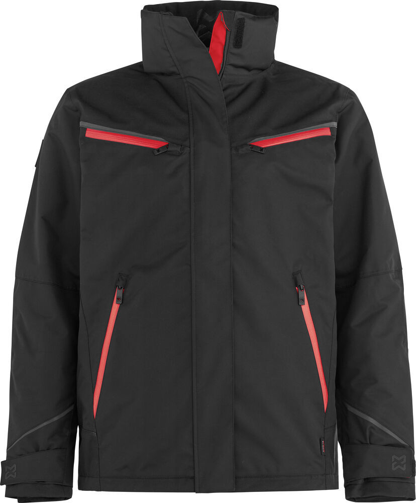 Vinterjacka MODYF Performance svart/röd