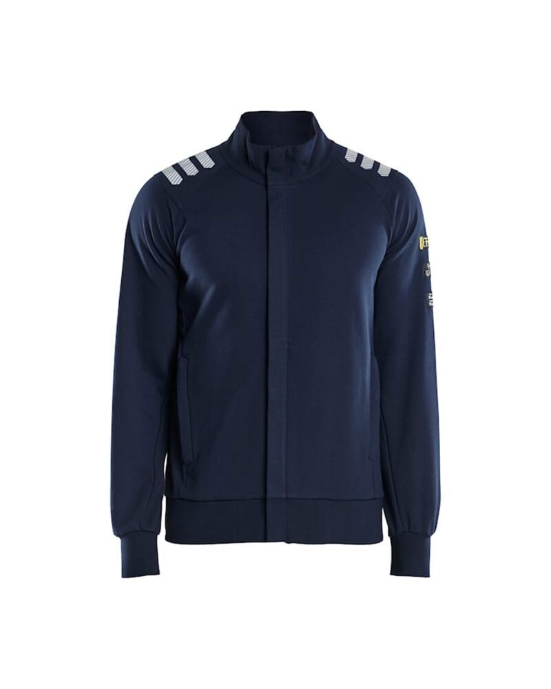 Flamskyddad sweatshirt med dragkedja 3453