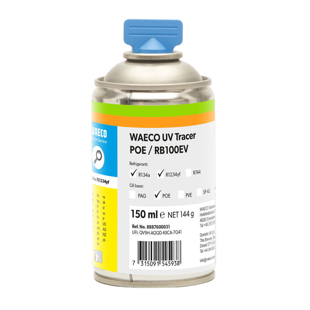 Spårmedel R134a/R1234yf för El/hybrid