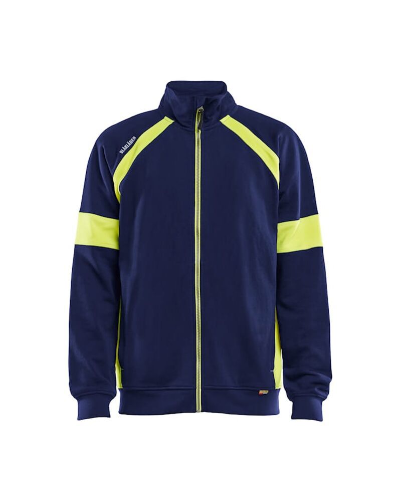 Sweatshirt med Varsel Full Zip 3567