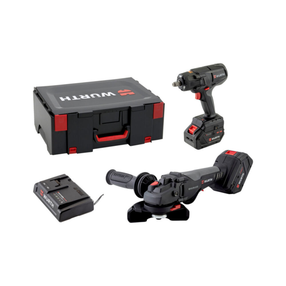 M-Cube Kombokit mutterdragare/vinkelslip 18V