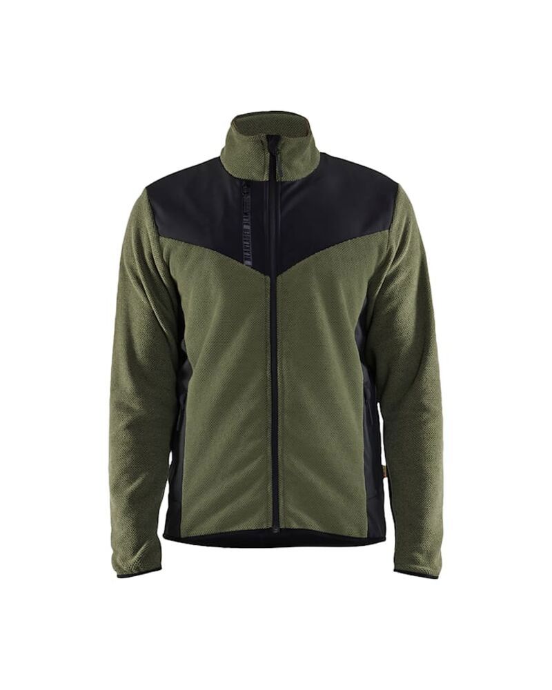 Stickad jacka med Softshell 5942