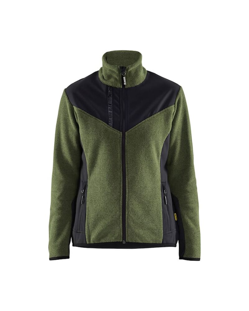 Stickad Jacka med Softshell Dam 5943