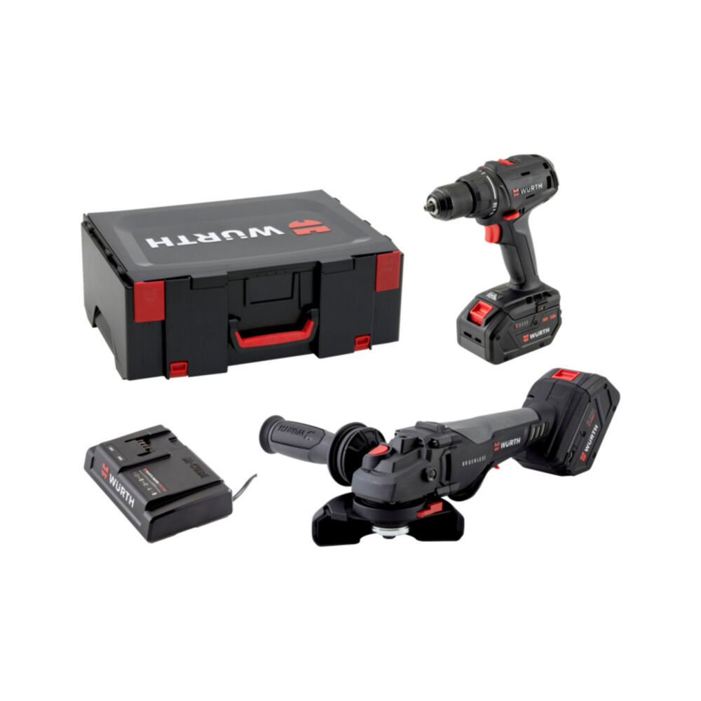 M-Cube Kombokit borrskruvdragare/vinkelslip 18V