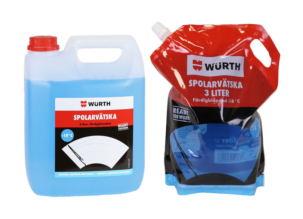 Färdigblandad spolarvätska -18°C