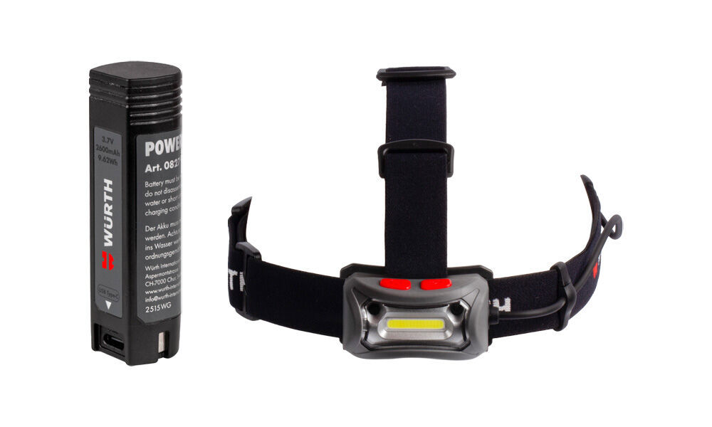 Pannlampa powerswap med batteri