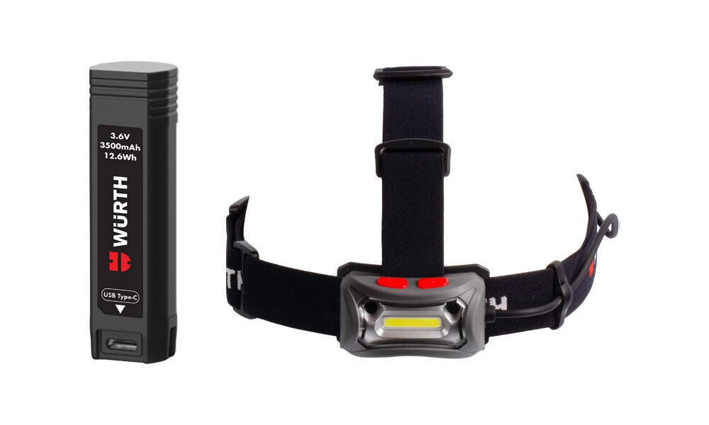 Pannlampa powerswap med batteri+